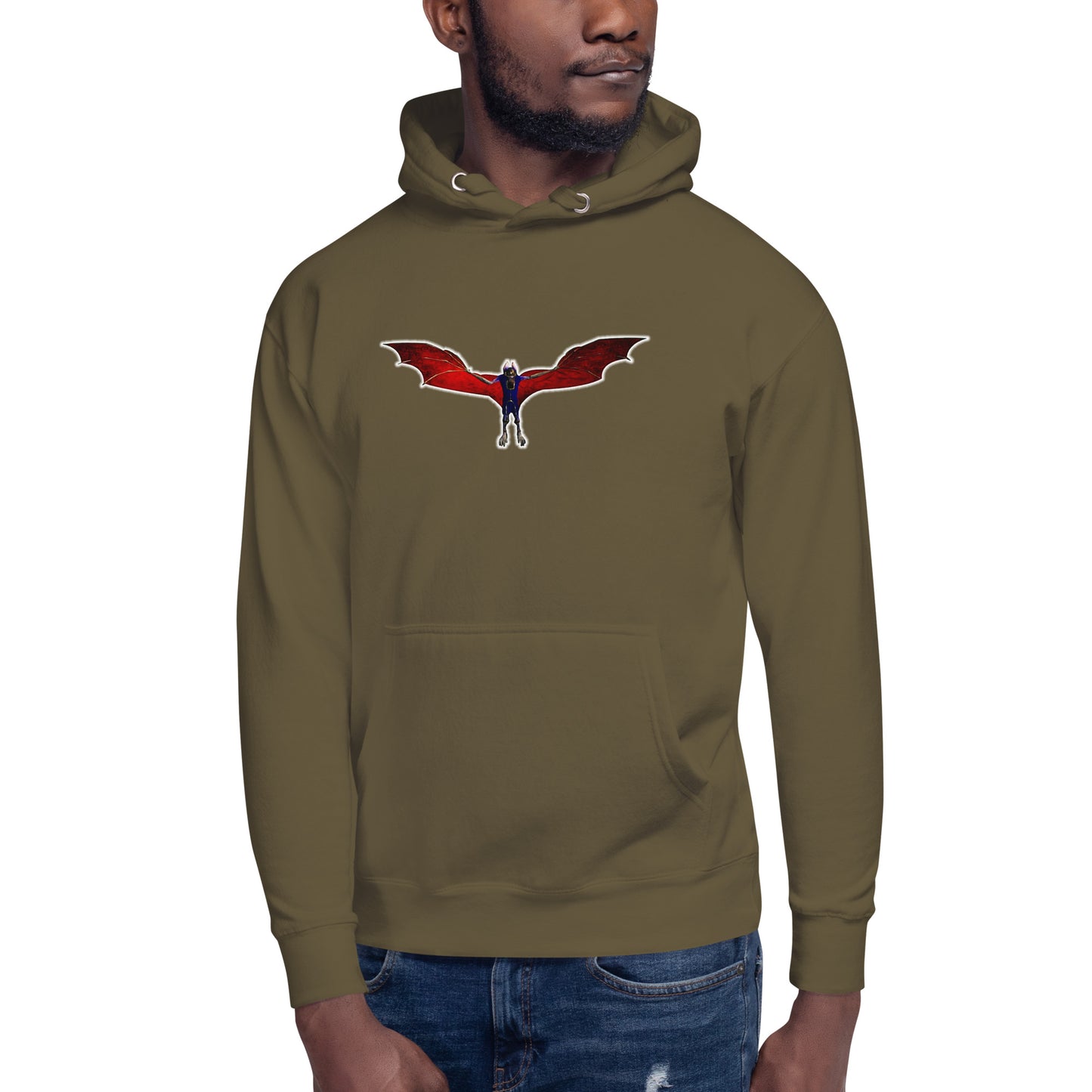 Red Desmodus (Red Bat) Unisex Hoodie